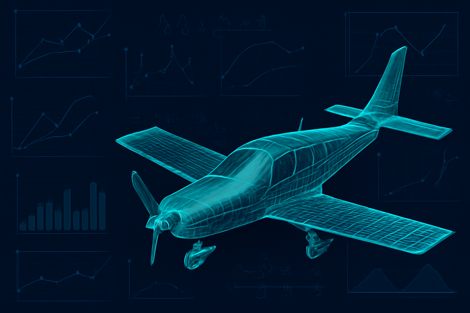 Real-time analytics dashboard on screen